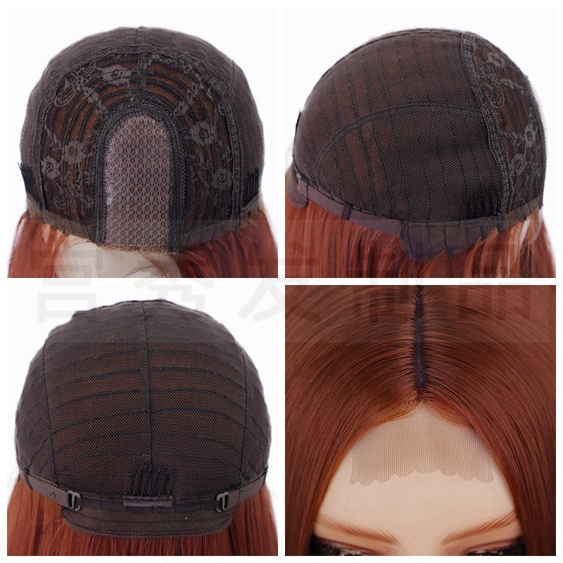 High-temperature Fiber Chemical Fiber Wig Small Lace Headgear