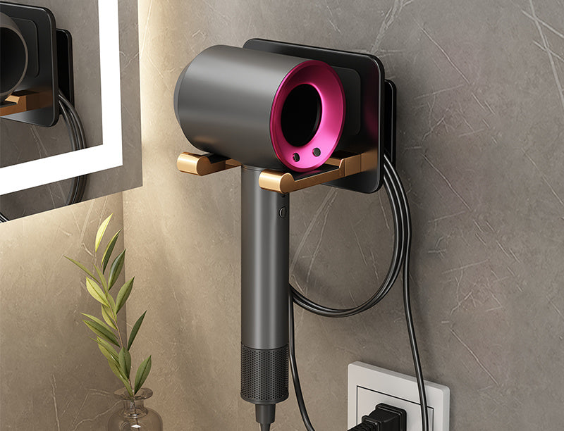 Hair Dryer Rack Without Punching