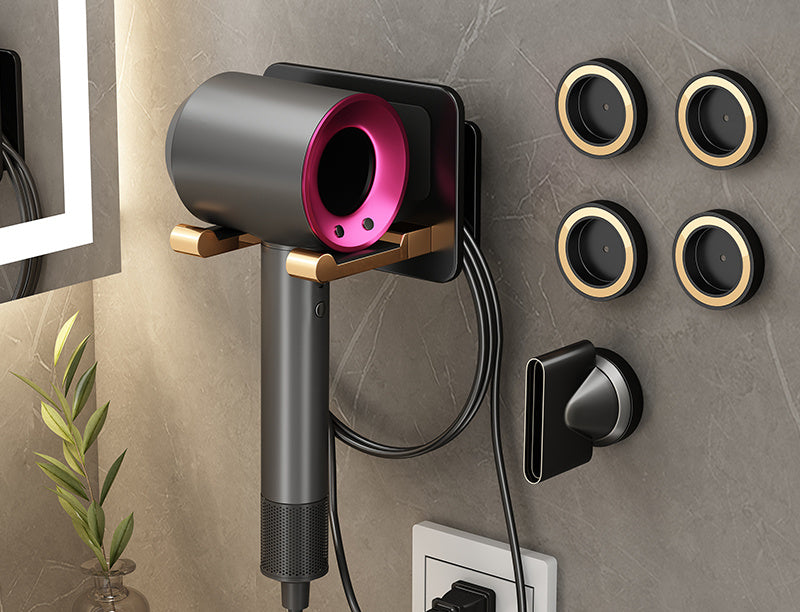 Hair Dryer Rack Without Punching