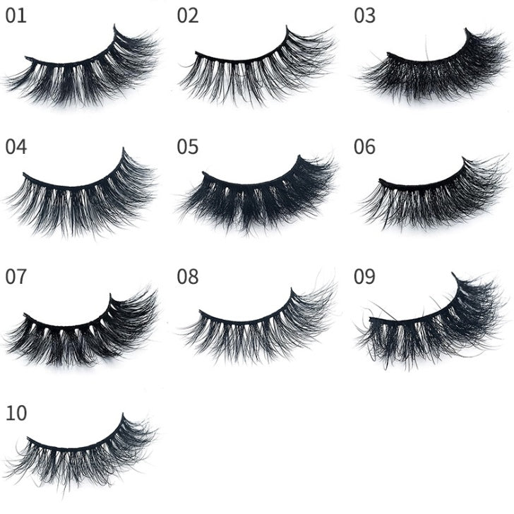 Three-dimensional multi-layer thick makeup false eyelashes
