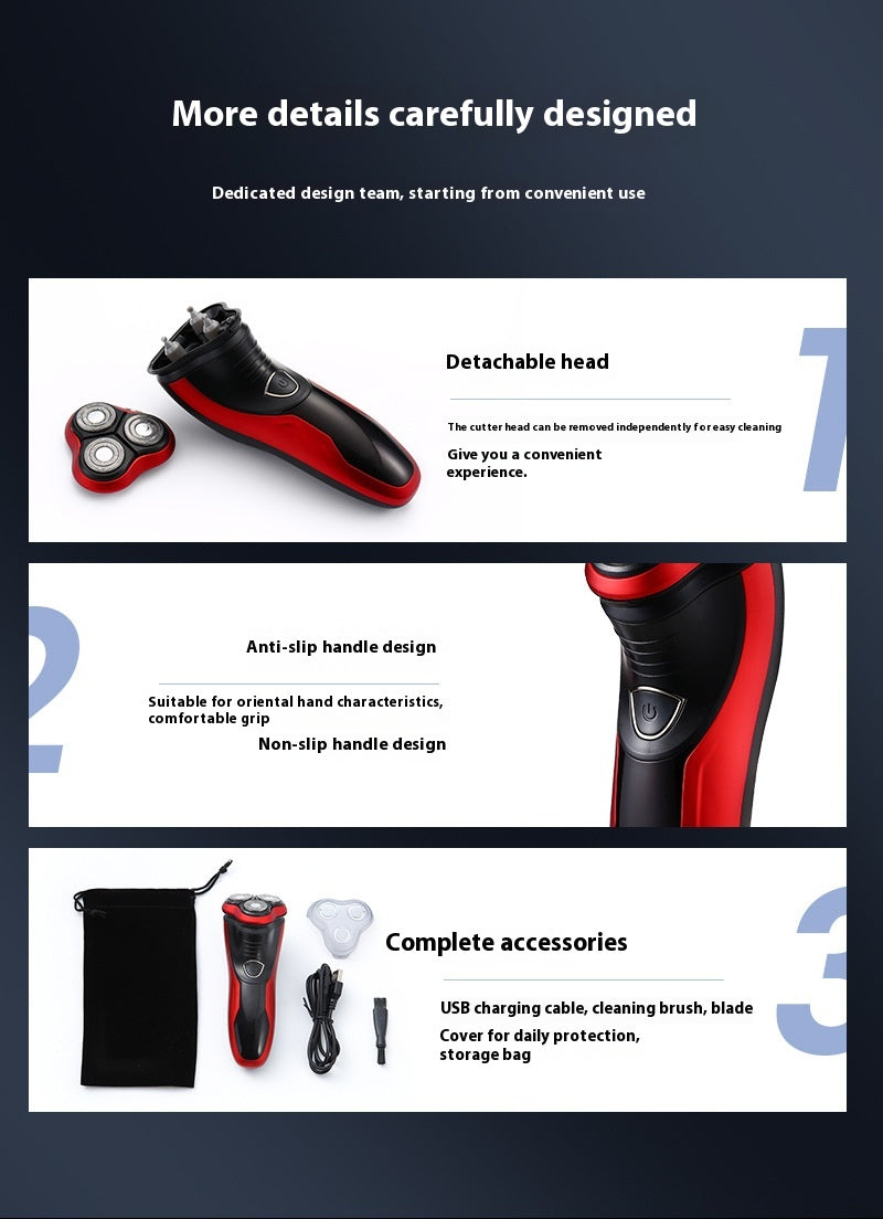 Electric Shaver Men's Rechargeable Shaver