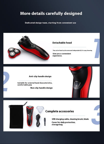 Electric Shaver Men's Rechargeable Shaver