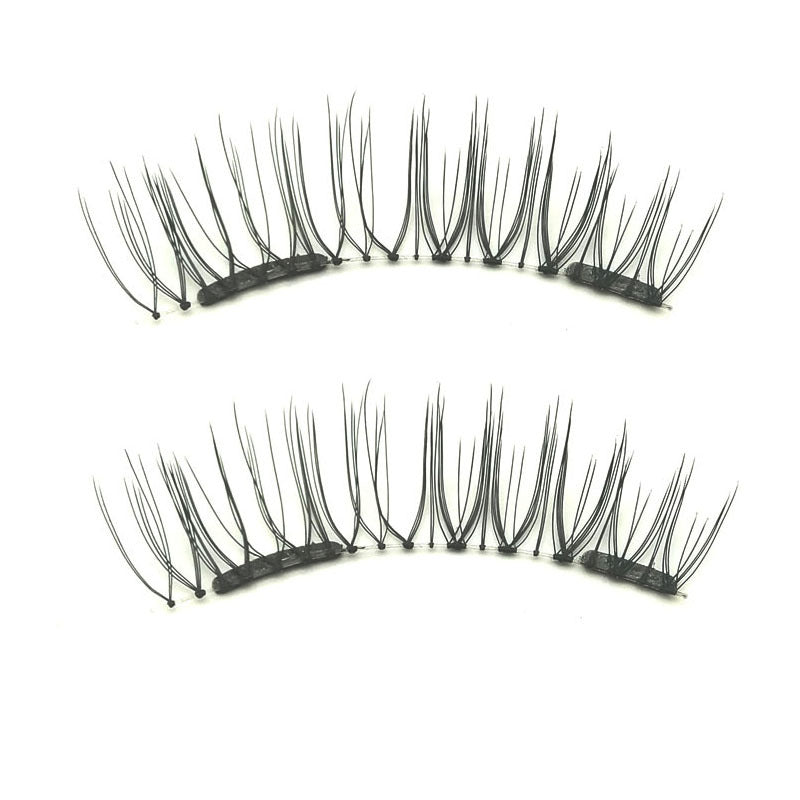 Magnetic Magnet False Eyelashes Set Box Tweezers
