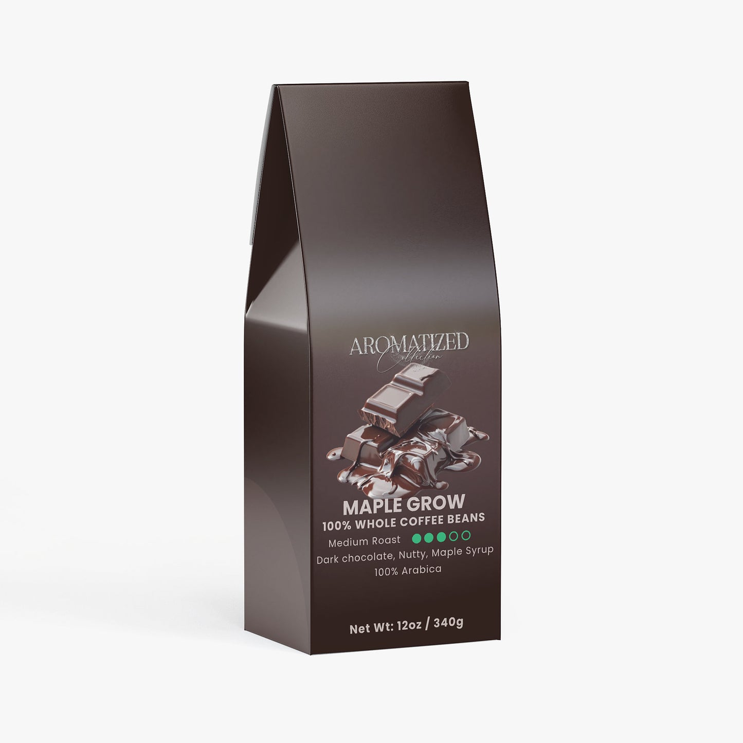 Maple Grove Coffee (Medium Roast) Dark Chocolate, Nutty, Maple Syrup Flavor
