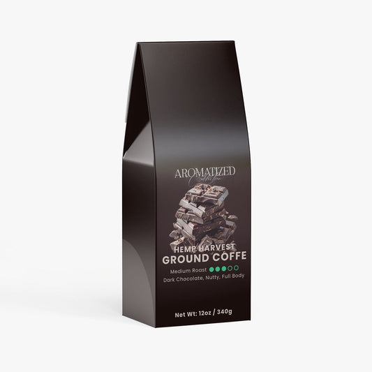 Hemp Harvest Coffee (Medium Roast) Dark Chocolate, Nutty, Full Body Flavor