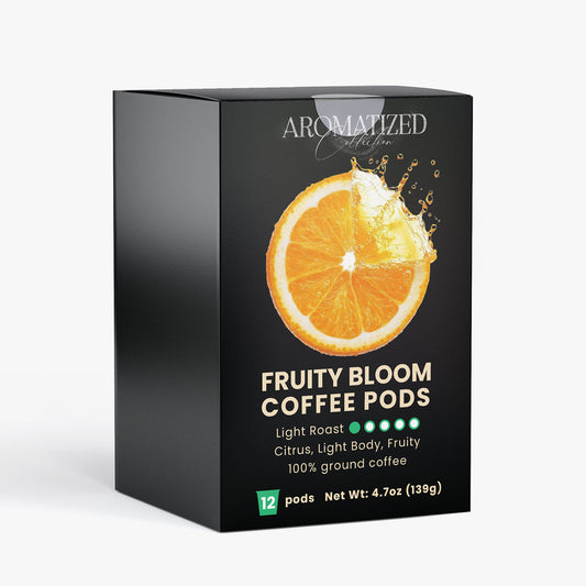 Fruity Bloom Coffee Pods (Light Roast) Citrus Light Body, Fruity Flavor
