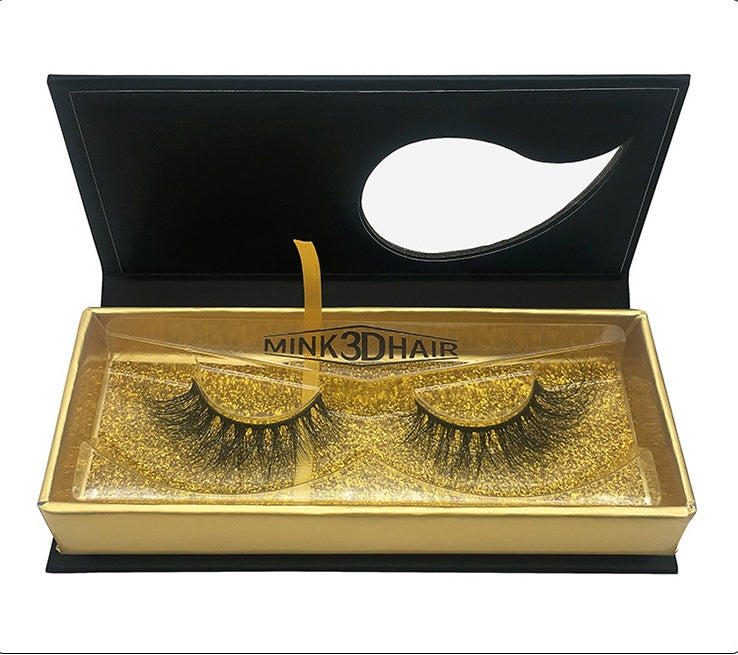 Three-dimensional multi-layer thick makeup false eyelashes