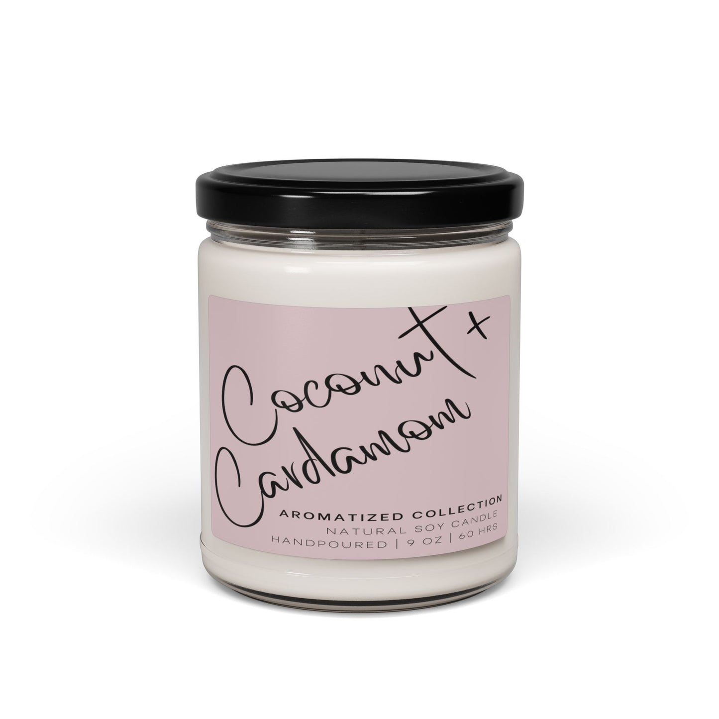 Coconut Cream Cardamom Scented Candle, Cozy Home Décor, Gift for Her, Relaxing Aromatherapy, Birthday Celebration