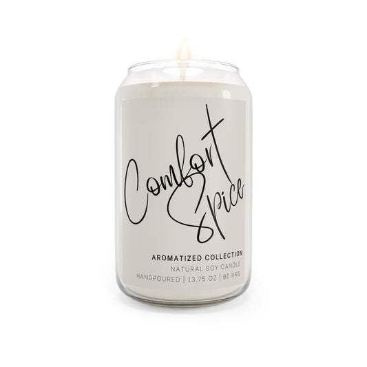 Comfort Spice Scented Soy Candle, Cozy Home Decor, Relaxing Gift, Aromatherapy, Handpoured Candles, Perfect for Self-Care
