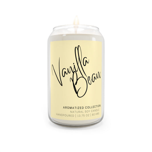 Vanilla Bean Scented Soy Candle, Aromatherapy, Home Decor, Eco-Friendly Gift, Relaxation, Self-Care, Housewarming