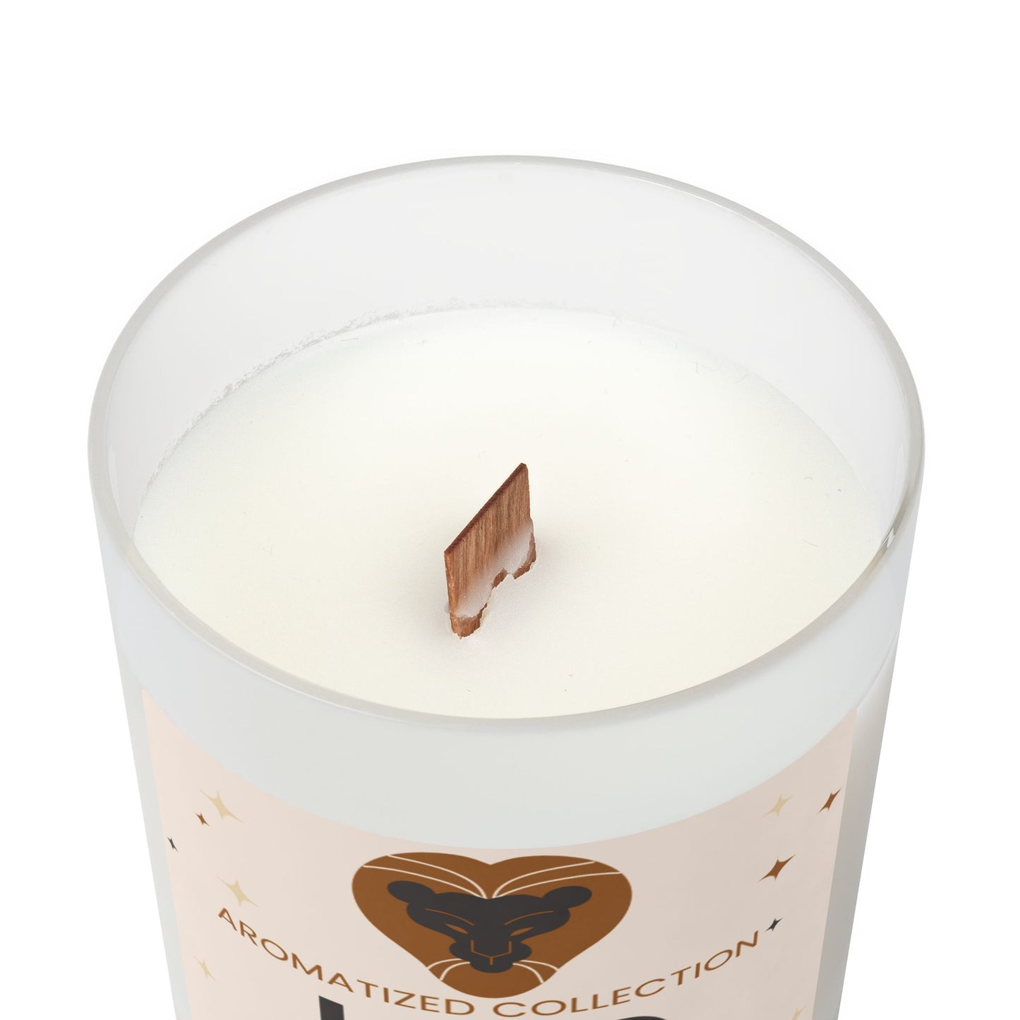 Leo Zodiac Candle, Mango Coconut Scented Soy Candle, Astrology Gift, Natural Wax Candle, Home Décor, Relaxation Candle