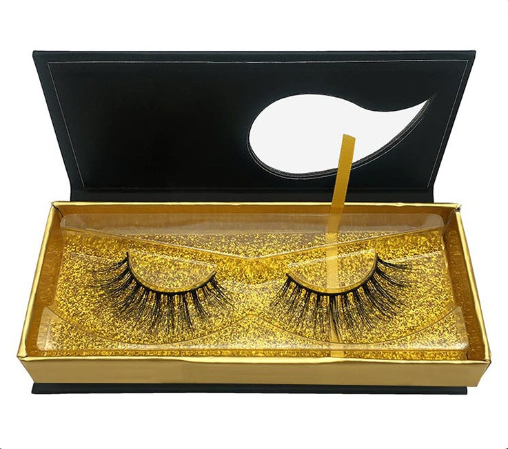 Three-dimensional multi-layer thick makeup false eyelashes