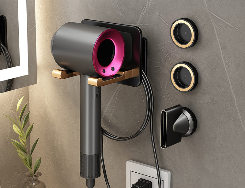 Hair Dryer Rack Without Punching