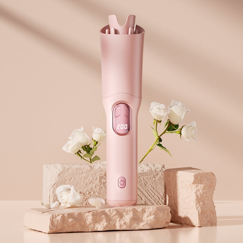LCD Charging Heating Perm Wireless Portable Hair Curler