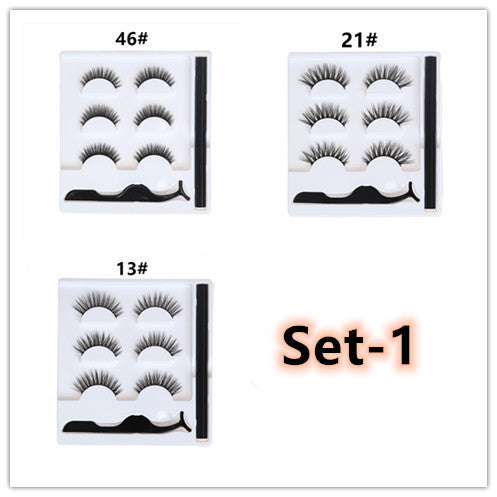 3 pairs of magic false eyelashes