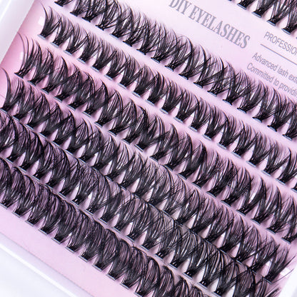 12 Rows Of 30D Plus 40D Clusters Of 240 Segmented Lashes Set