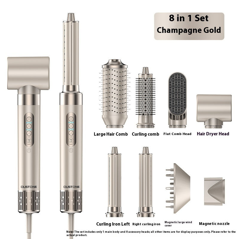 Household 8 In 1 Hair Curler Multifunctional Blowing Combs