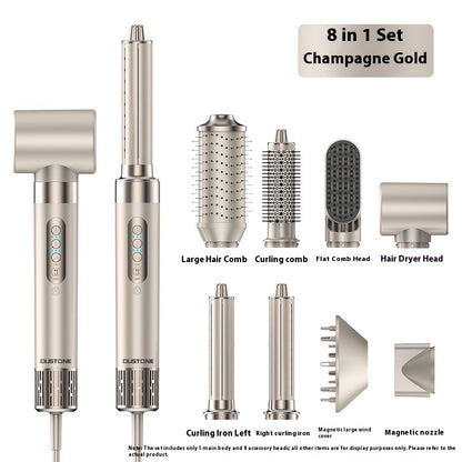 Household 8 In 1 Hair Curler Multifunctional Blowing Combs