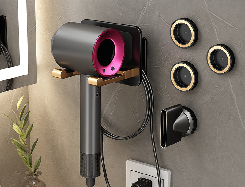 Hair Dryer Rack Without Punching
