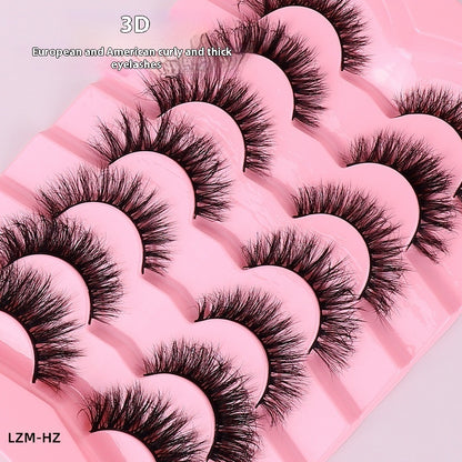 European And American Fried Hair Messy False Eyelashes