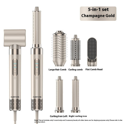 Household 8 In 1 Hair Curler Multifunctional Blowing Combs