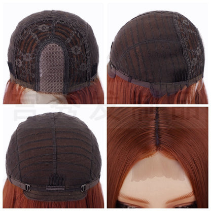 High-temperature Fiber Chemical Fiber Wig Small Lace Headgear