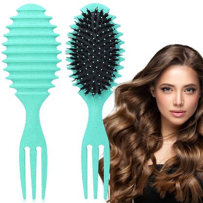 Curl Defining Hair Brush, 2025  Boar Bristle Styling Brush For Curly Hair, Shaping & Defining Curls For Women
