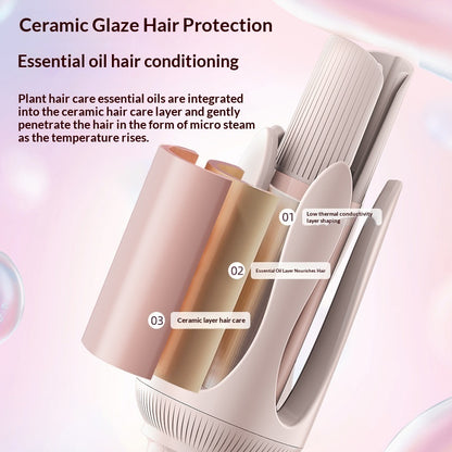 Lady's Large Wave Large-sized Woolen Curl Automatic Home Hair Curler Adjustable Temperature Egg Roll Hair Straightener