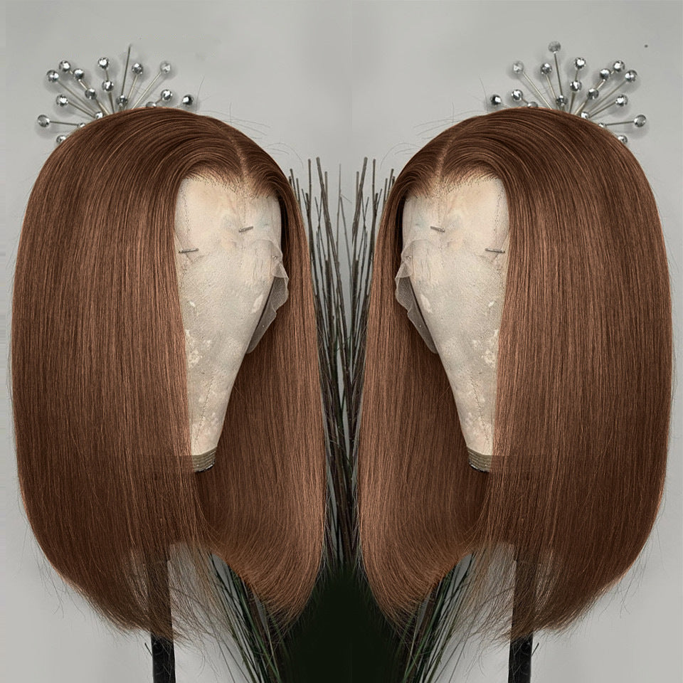 10inch 13x4 Lace Front Straight Bob Wig