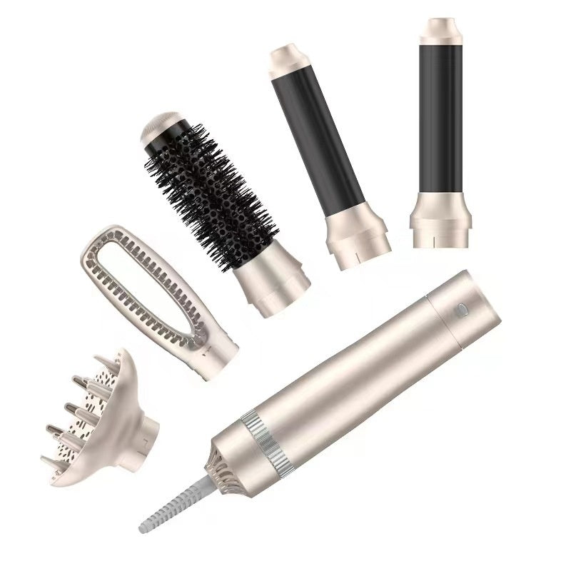Five-in-one Hot Air Comb Hair Curler Multi-function High-power Hair Straightener
