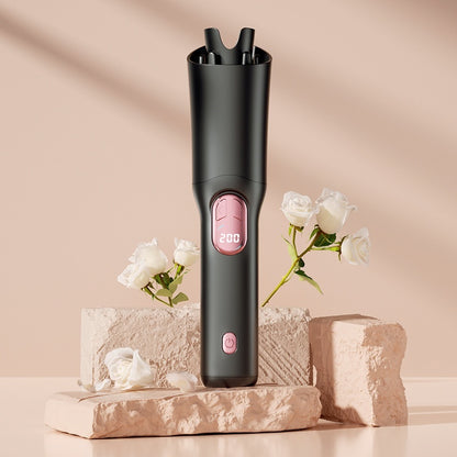 LCD Charging Heating Perm Wireless Portable Hair Curler