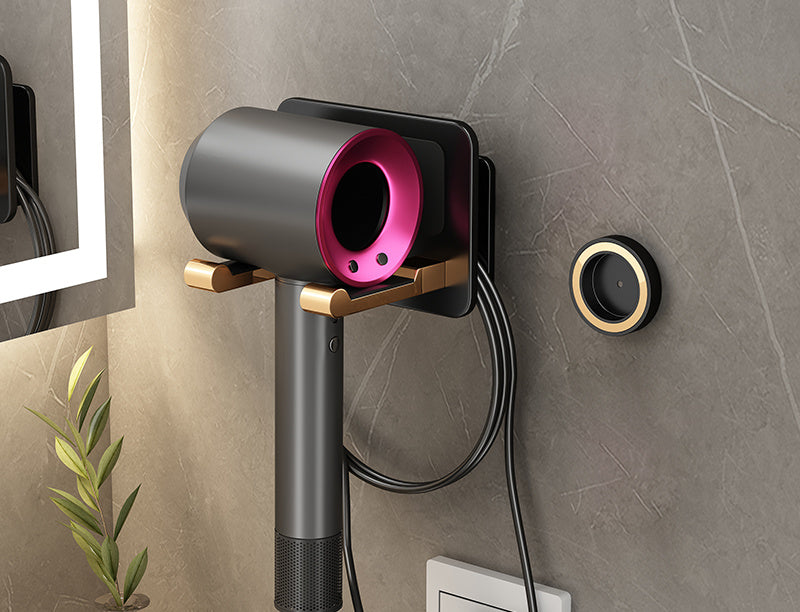 Hair Dryer Rack Without Punching