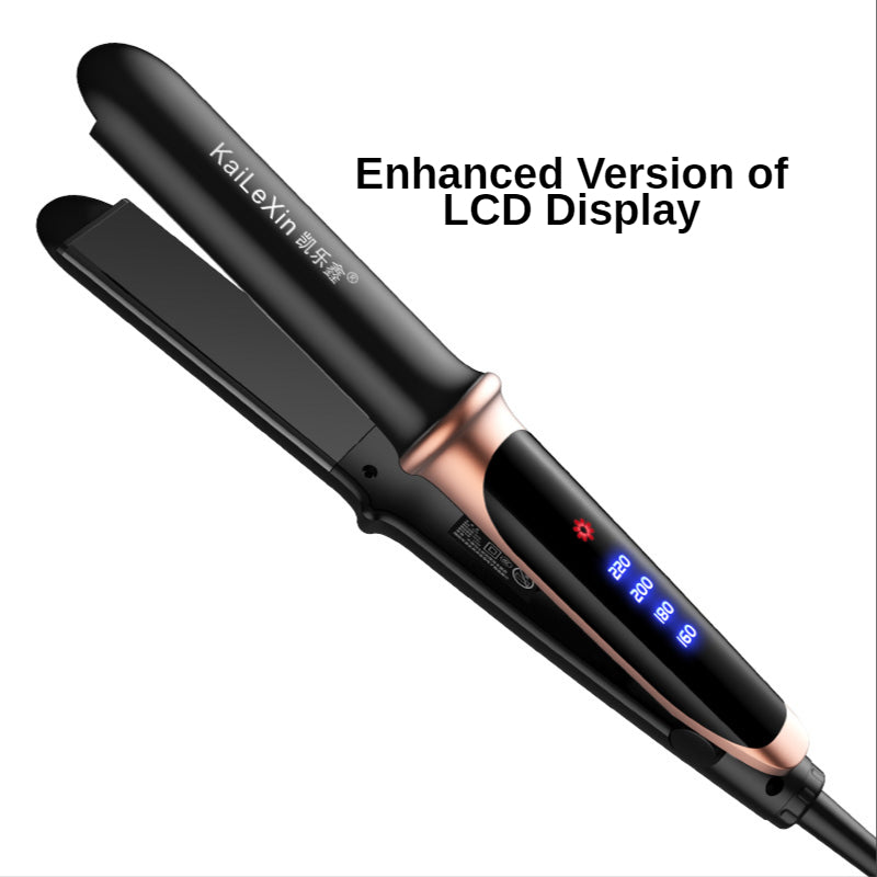 Electric Splint Hair Straightener Curling Iron Dual-use