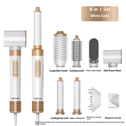 Household 8 In 1 Hair Curler Multifunctional Blowing Combs
