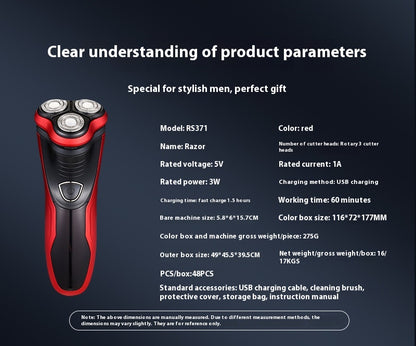 Electric Shaver Men's Rechargeable Shaver