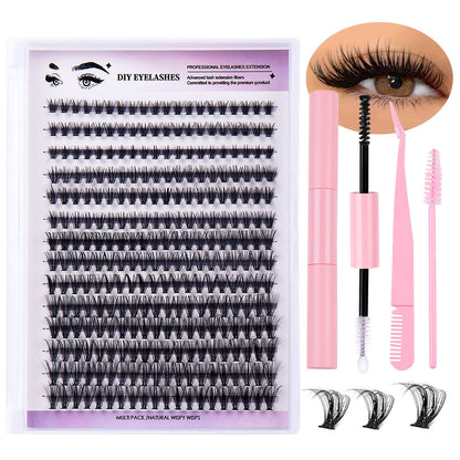 Segmented Natural Thick Individual False Eyelash False Eyelashes